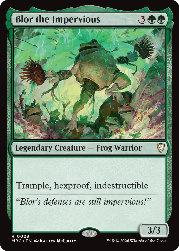 Blor the Impervious [Mystery Booster: Commander Edition] | Exor Games Truro
