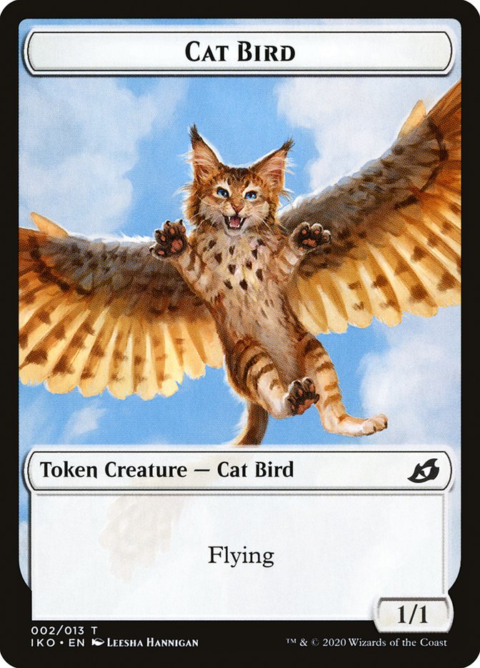 Cat Bird Token [Ikoria: Lair of Behemoths Tokens] | Exor Games Truro