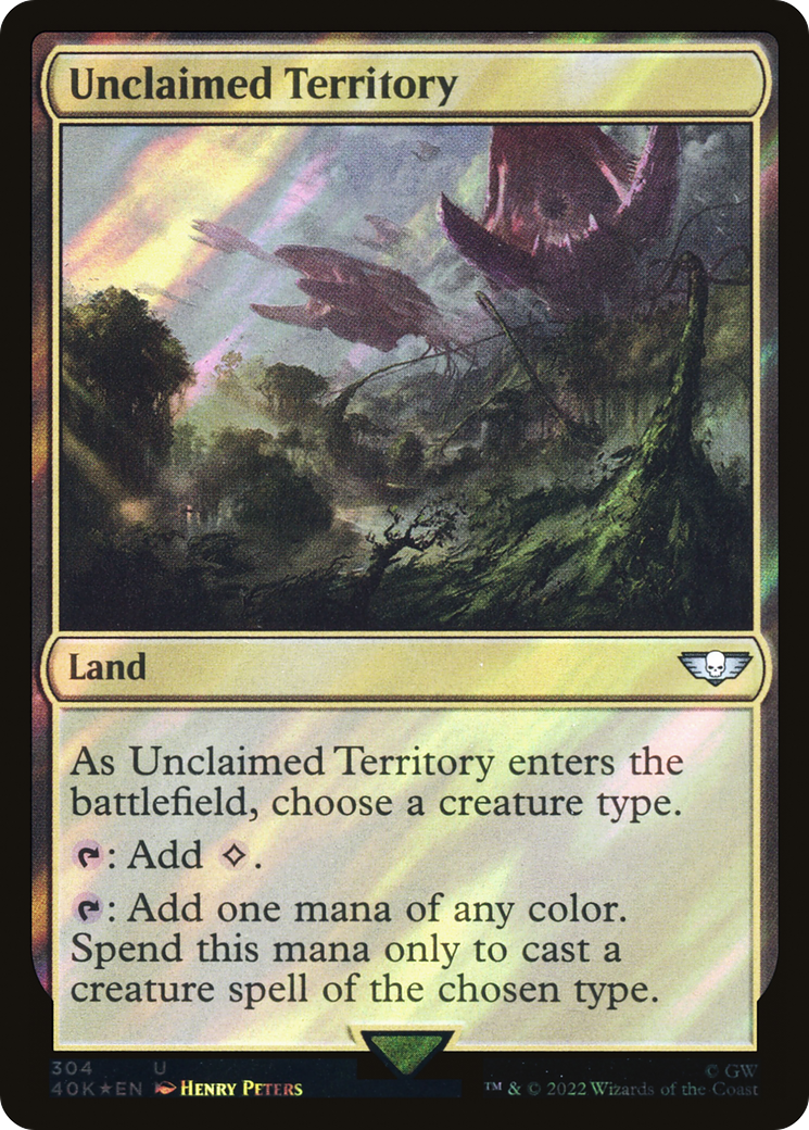 Unclaimed Territory (Surge Foil) [Marvel Super Heroes Commander] | Exor Games Truro