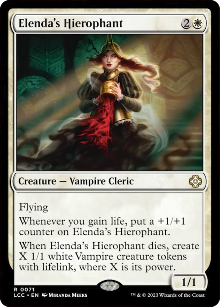 Elenda's Hierophant [The Lost Caverns of Ixalan Commander] | Exor Games Truro