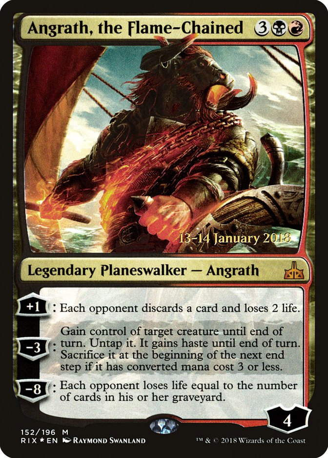 Angrath, the Flame-Chained [Rivals of Ixalan Prerelease Promos] | Exor Games Truro