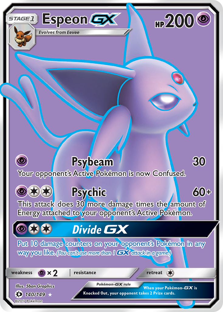 Espeon GX (140/149) [Sun & Moon: Base Set] | Exor Games Truro