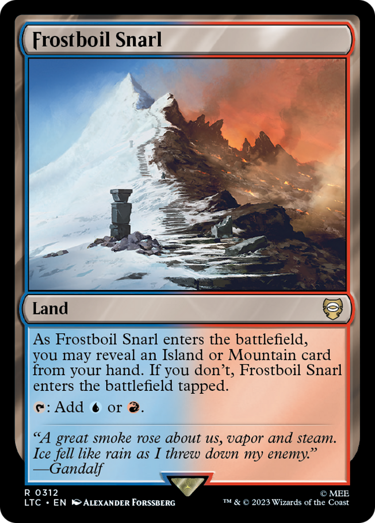 Frostboil Snarl [The Lord of the Rings: Tales of Middle-Earth Commander] | Exor Games Truro