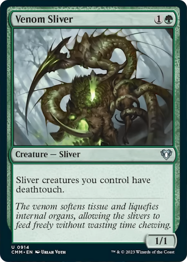 Venom Sliver [Commander Masters] | Exor Games Truro