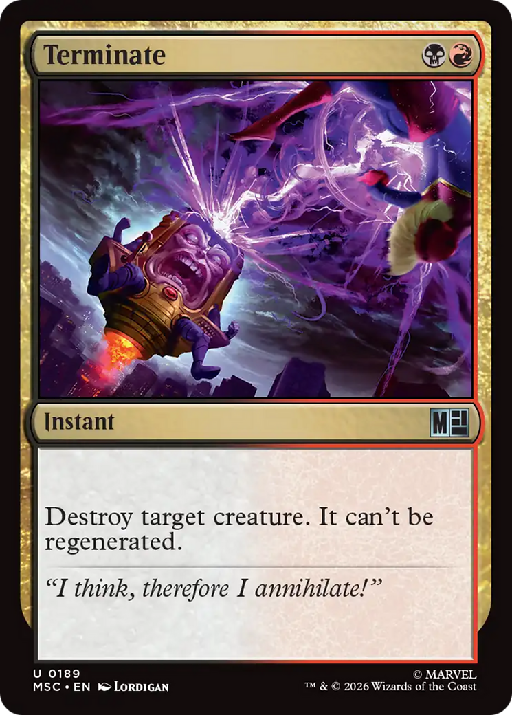 Terminate [Marvel Super Heroes Commander] | Exor Games Truro