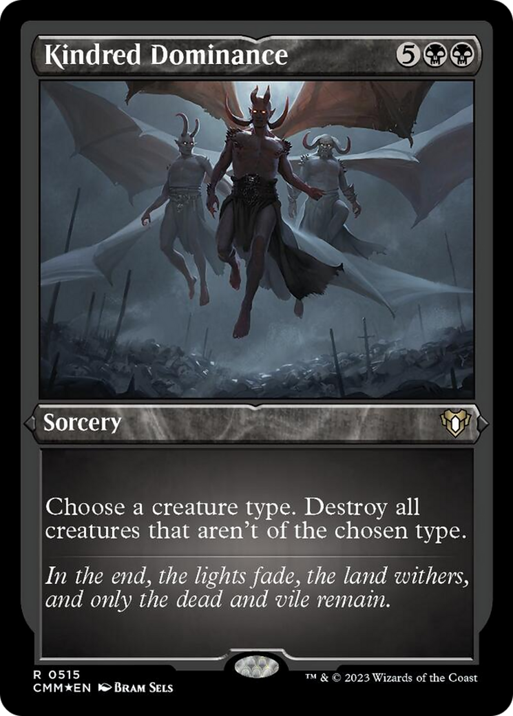 Kindred Dominance (Foil Etched) [Commander Masters] | Exor Games Truro