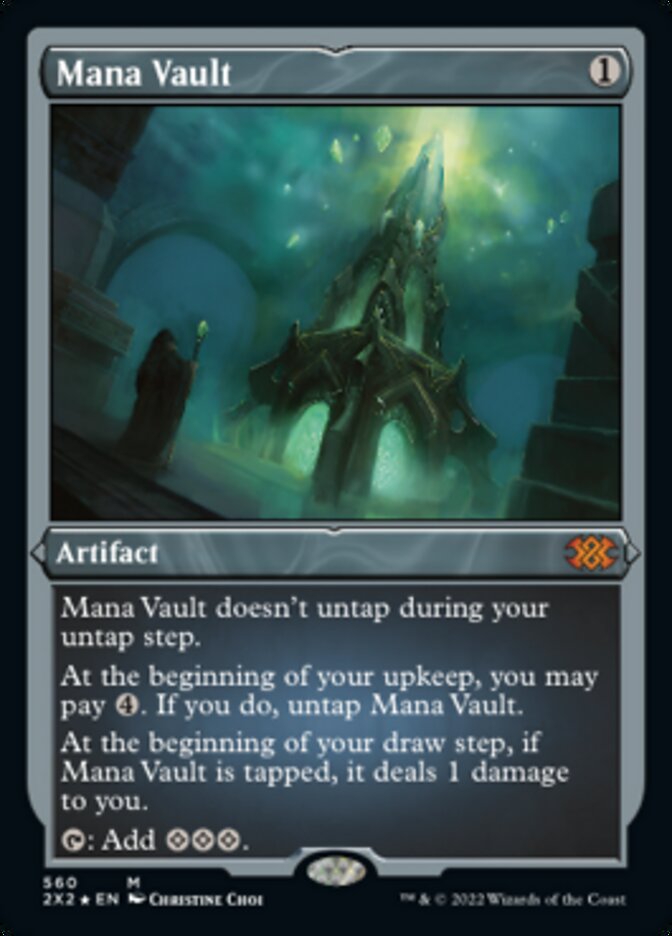Mana Vault (Foil Etched) [Double Masters 2022] | Exor Games Truro