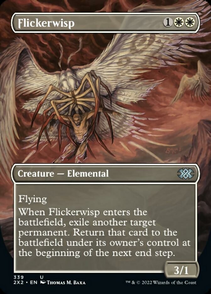 Flickerwisp (Borderless Alternate Art) [Double Masters 2022] | Exor Games Truro