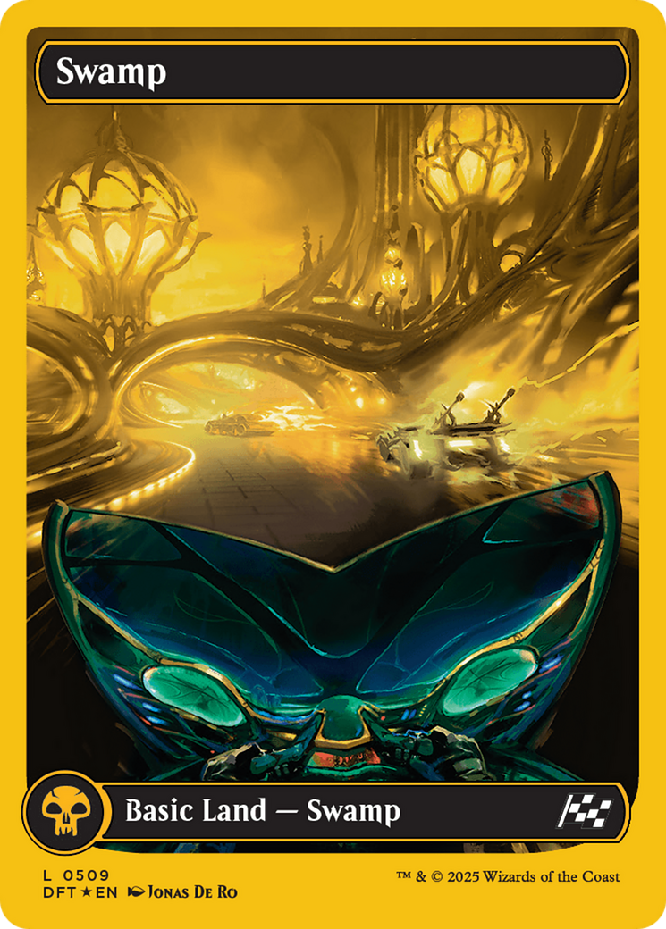 Swamp (0509) (First-Place Foil) [Aetherdrift] | Exor Games Truro