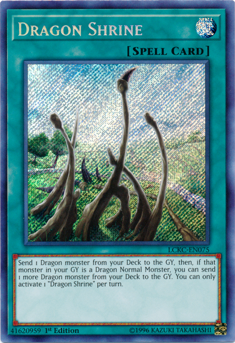 Dragon Shrine [LCKC-EN075] Secret Rare | Exor Games Truro