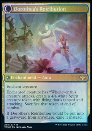 Dorothea, Vengeful Victim // Dorothea's Retribution [Innistrad: Crimson Vow Prerelease Promos] | Exor Games Truro