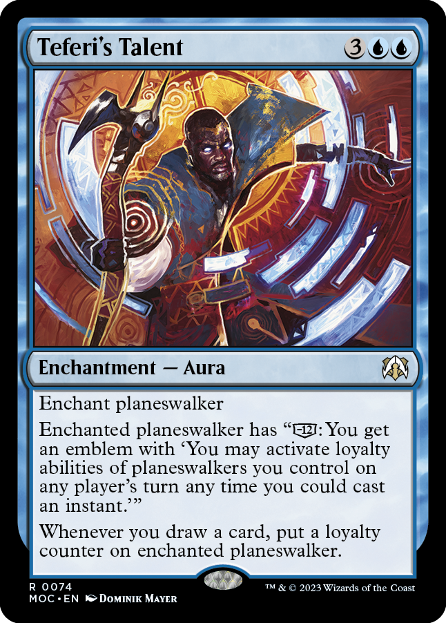 Teferi's Talent [March of the Machine Commander] | Exor Games Truro