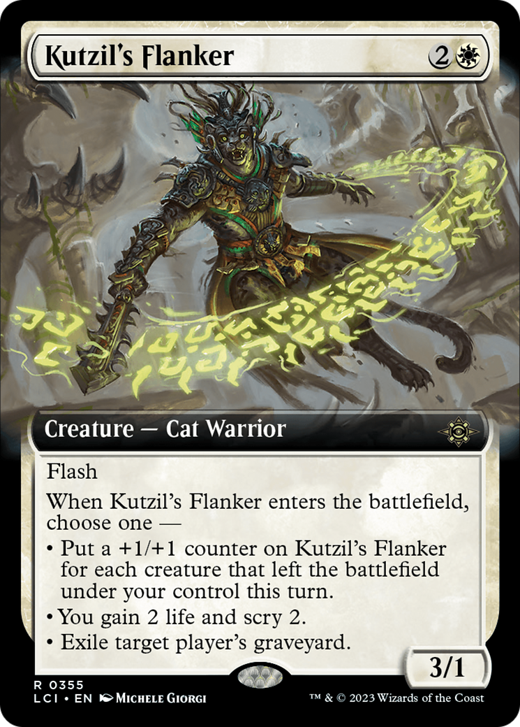 Kutzil's Flanker (Extended Art) [The Lost Caverns of Ixalan] | Exor Games Truro