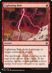 Lightning Bolt (141/249) [The List] | Exor Games Truro