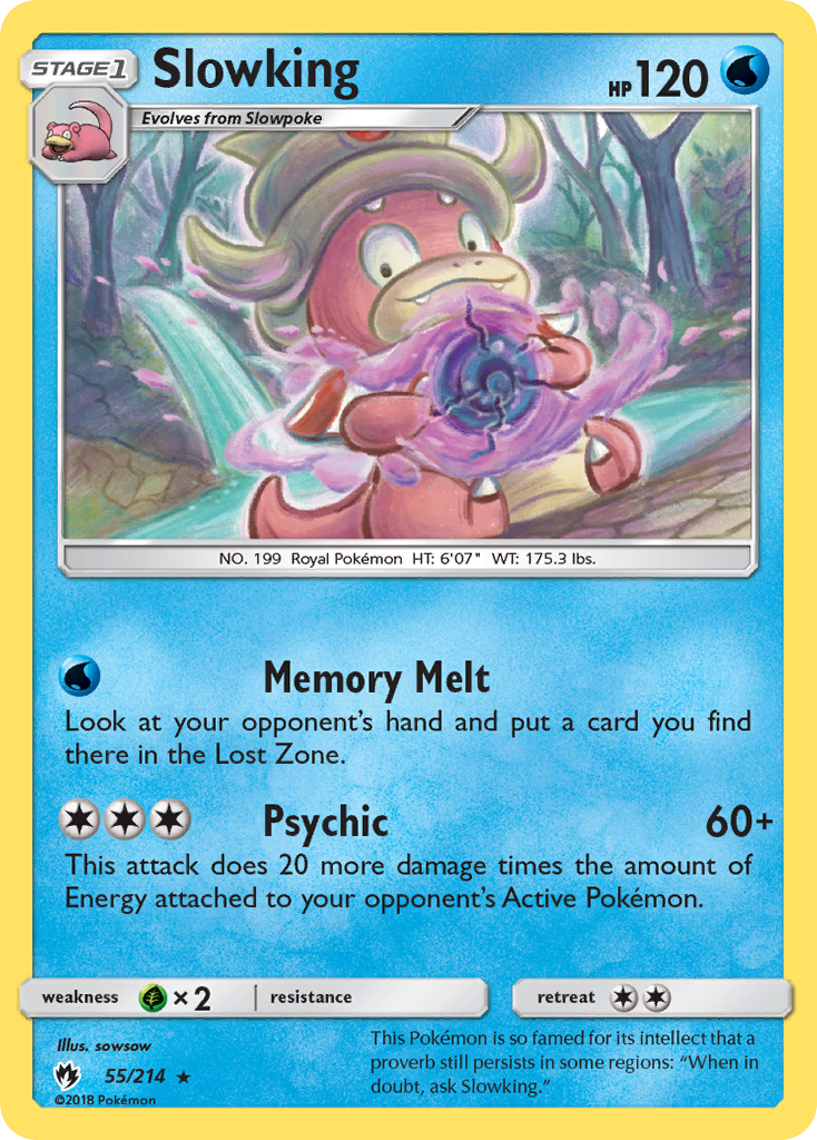 Slowking (55/214) [Sun & Moon: Lost Thunder] | Exor Games Truro