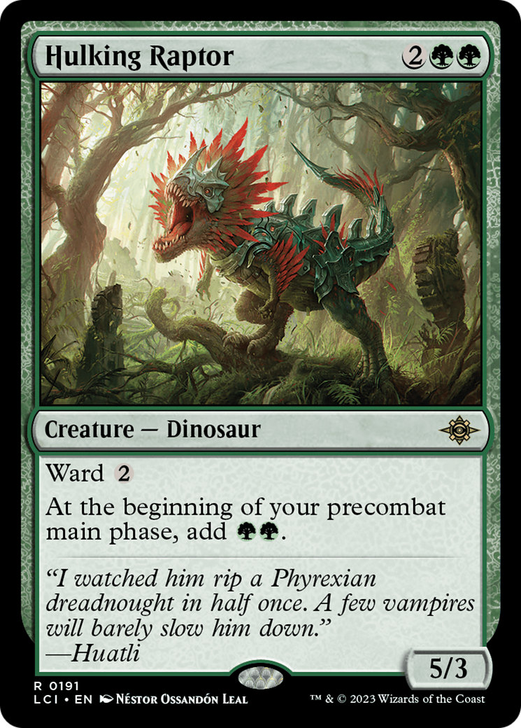 Hulking Raptor [The Lost Caverns of Ixalan] | Exor Games Truro