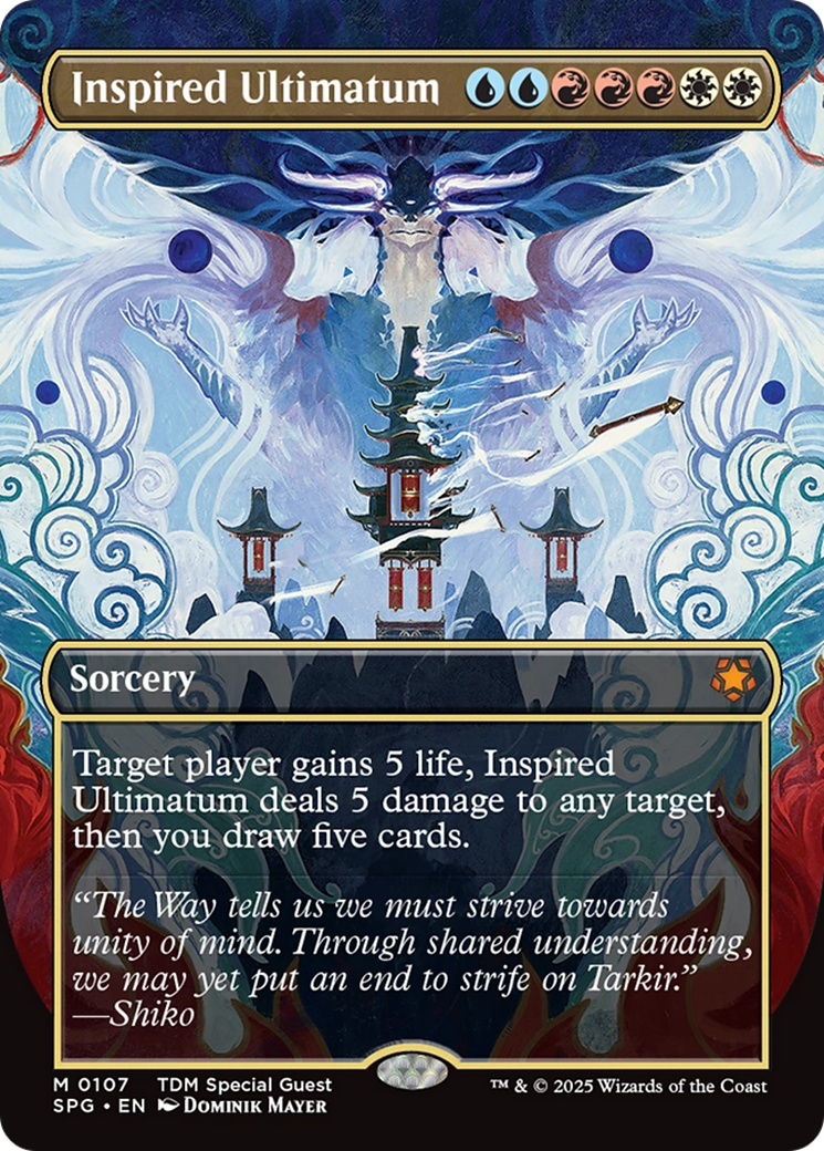 Inspired Ultimatum (Borderless) [Tarkir: Dragonstorm Special Guests] | Exor Games Truro
