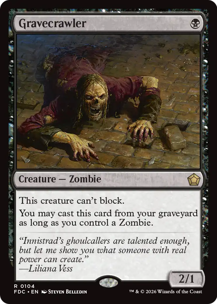 Gravecrawler [Foundations Commander] | Exor Games Truro