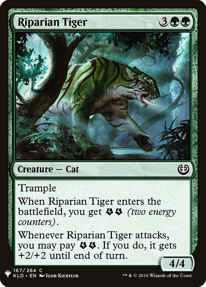 Riparian Tiger [Mystery Booster] | Exor Games Truro