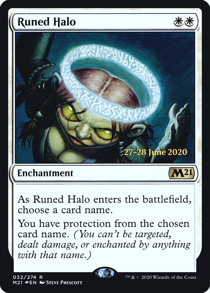 Runed Halo [Core Set 2021 Prerelease Promos] | Exor Games Truro