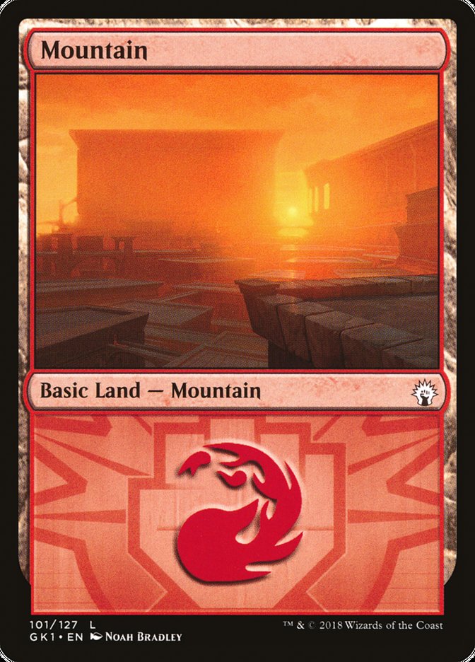 Mountain (101) [Guilds of Ravnica Guild Kit] | Exor Games Truro