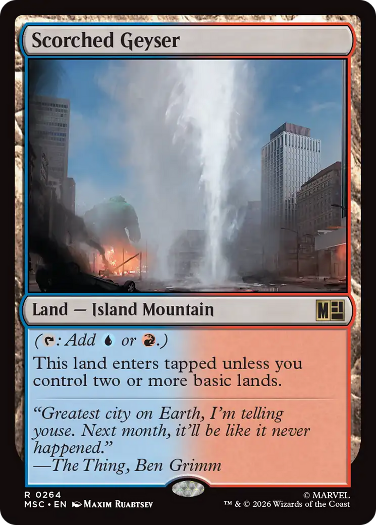 Scorched Geyser [Marvel Super Heroes Commander] | Exor Games Truro