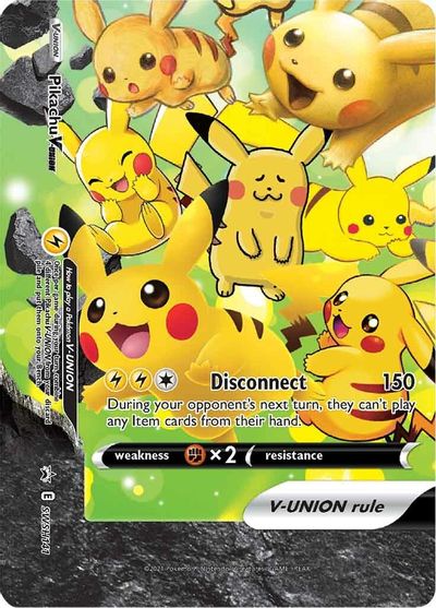 Pikachu V-UNION (SWSH141) (Celebrations) [Sword & Shield: Black Star Promos] | Exor Games Truro