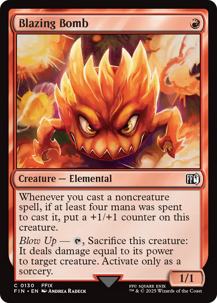 Blazing Bomb [FINAL FANTASY] | Exor Games Truro