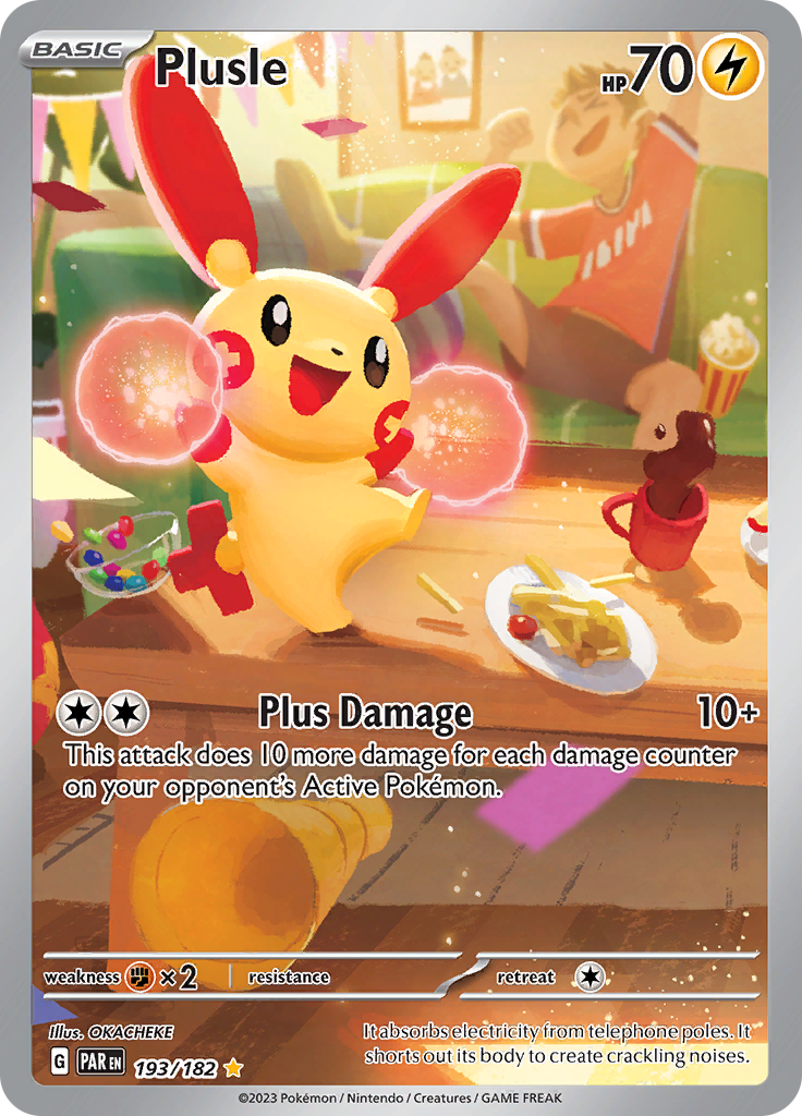 Plusle (193/182) [Scarlet & Violet: Paradox Rift] | Exor Games Truro