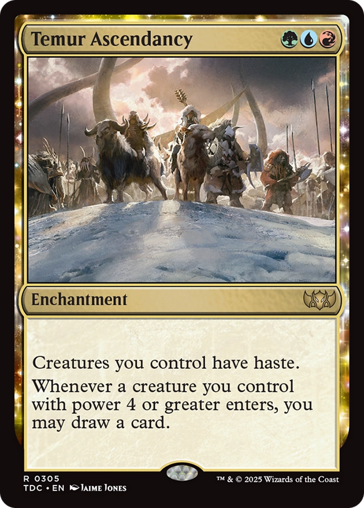 Temur Ascendancy [Tarkir: Dragonstorm Commander] | Exor Games Truro