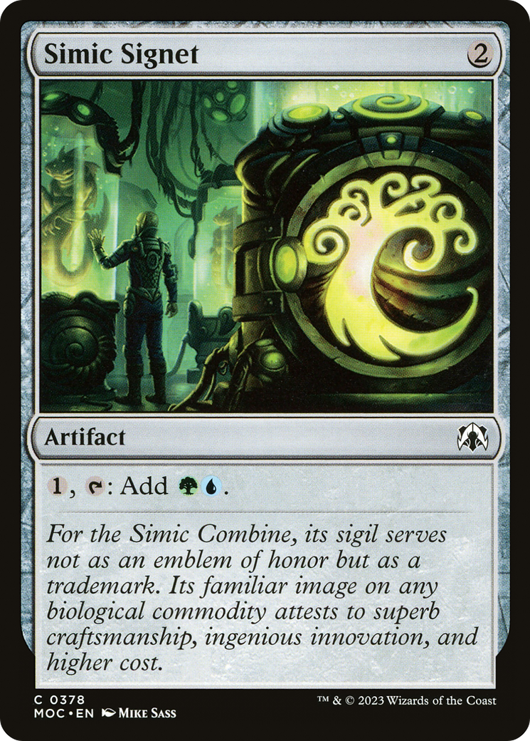 Simic Signet [March of the Machine Commander] | Exor Games Truro