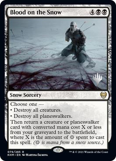 Blood on the Snow (Promo Pack) [Kaldheim Promos] | Exor Games Truro