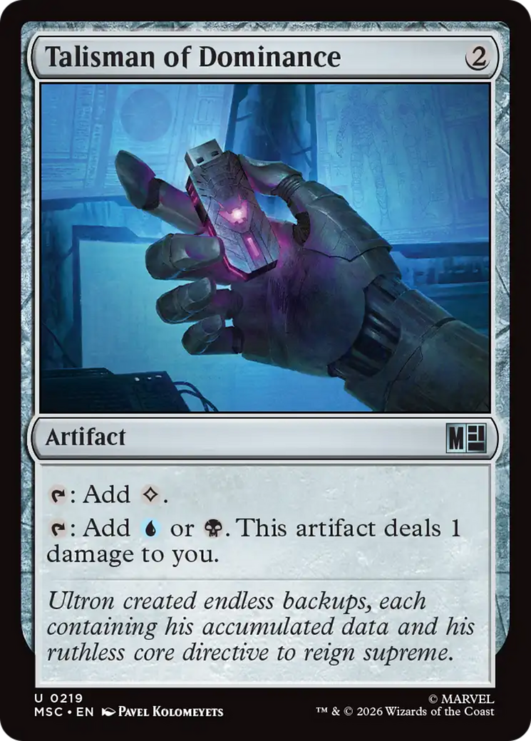 Talisman of Dominance (Surge Foil) [Marvel Super Heroes Commander] | Exor Games Truro