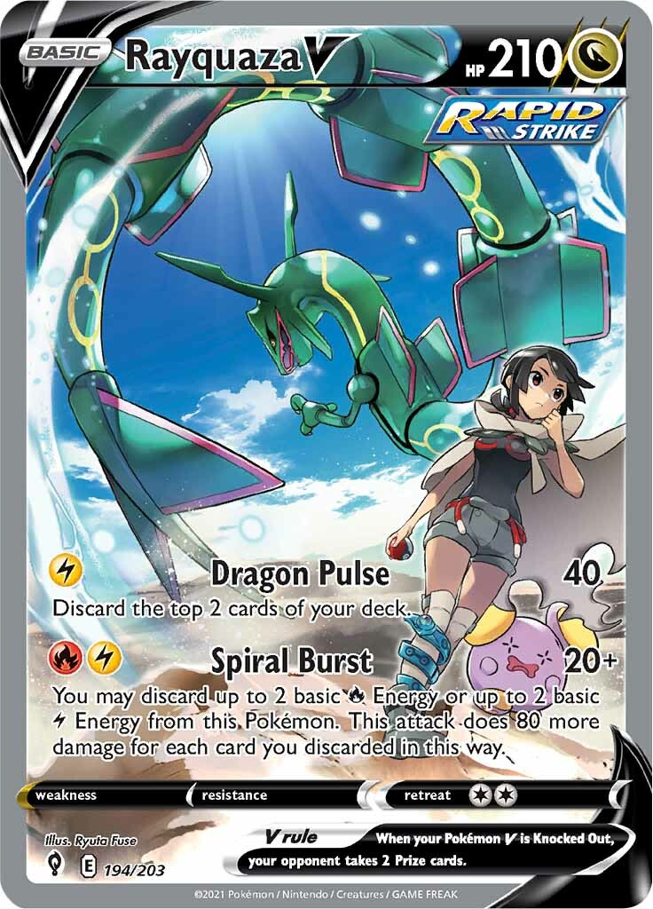 Rayquaza V (194/203) [Sword & Shield: Evolving Skies] | Exor Games Truro