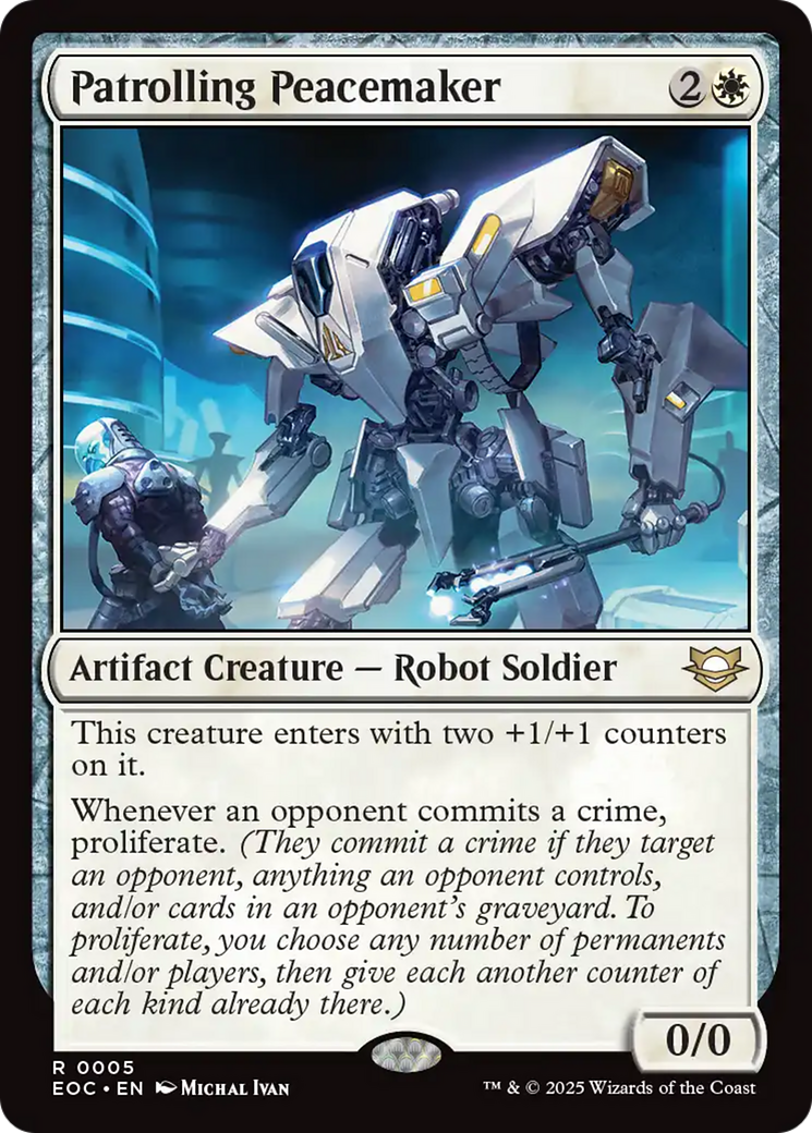 Patrolling Peacemaker [Edge of Eternities Commander] | Exor Games Truro