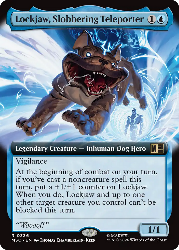 Lockjaw, Slobbering Teleporter (Extended Art) [Marvel Super Heroes Commander] | Exor Games Truro