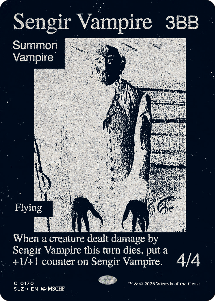 Sengir Vampire (0170) [Secret Lair x MSCHF: The Zeta Set] | Exor Games Truro