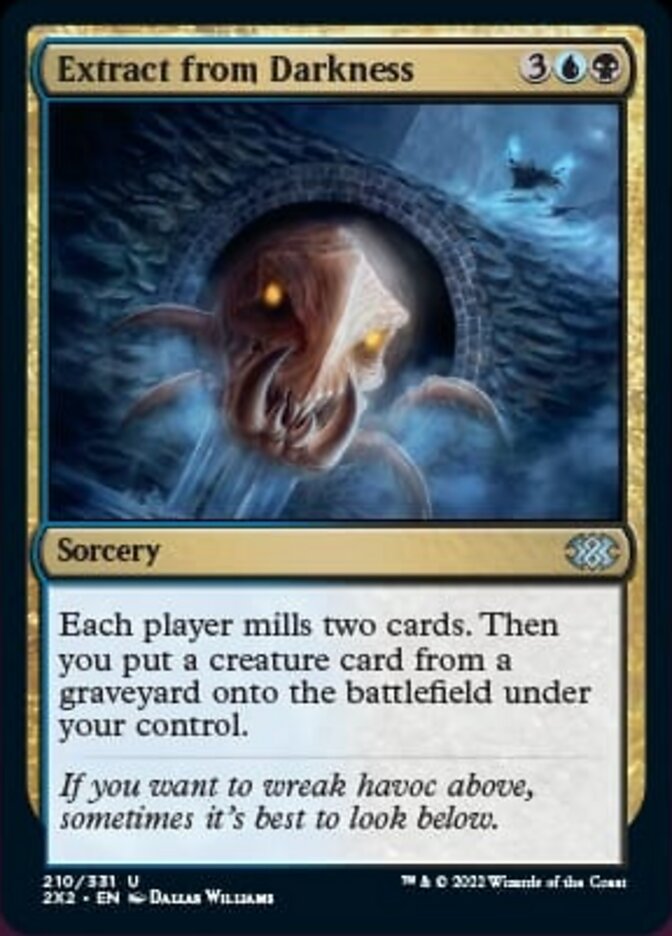 Extract from Darkness [Double Masters 2022] | Exor Games Truro