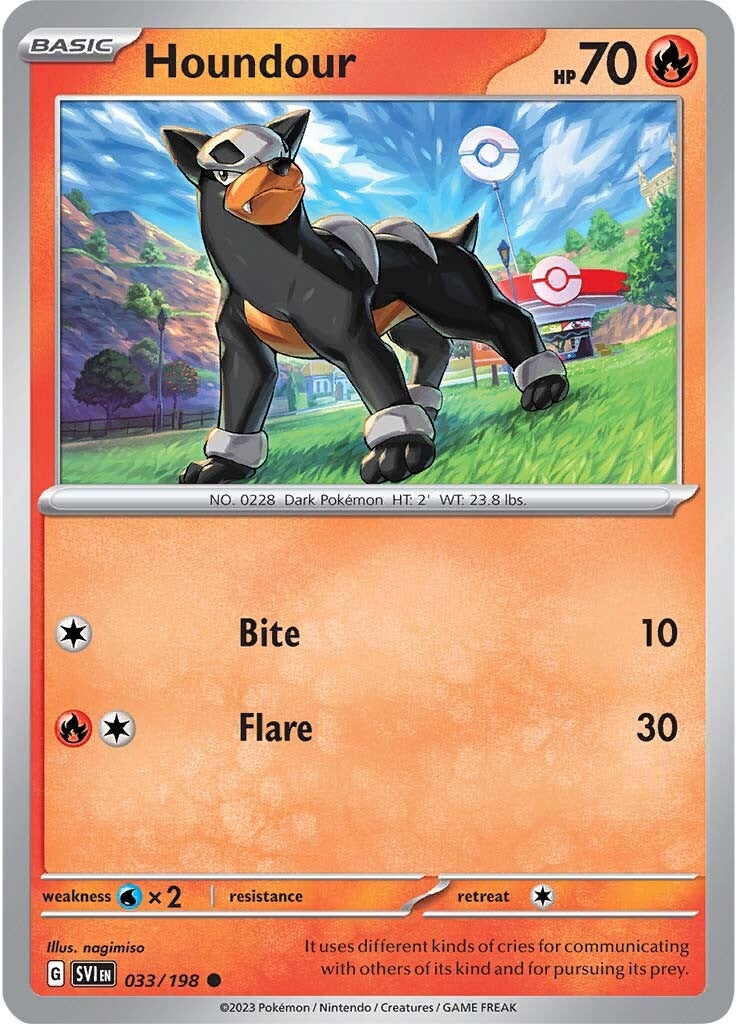 Houndour (033/198) [Scarlet & Violet: Base Set] | Exor Games Truro