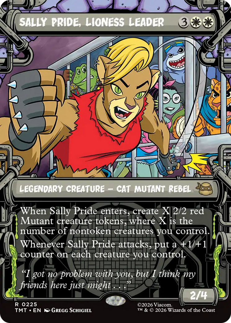 Sally Pride, Lioness Leader (Showcase) [Teenage Mutant Ninja Turtles] | Exor Games Truro