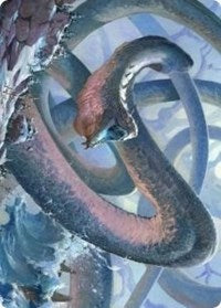 Koma, Cosmos Serpent 1 Art Card [Kaldheim Art Series] | Exor Games Truro