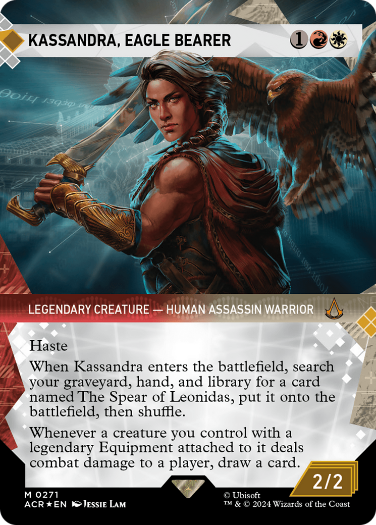 Kassandra, Eagle Bearer (Showcase) (Textured Foil) [Assassin's Creed] | Exor Games Truro