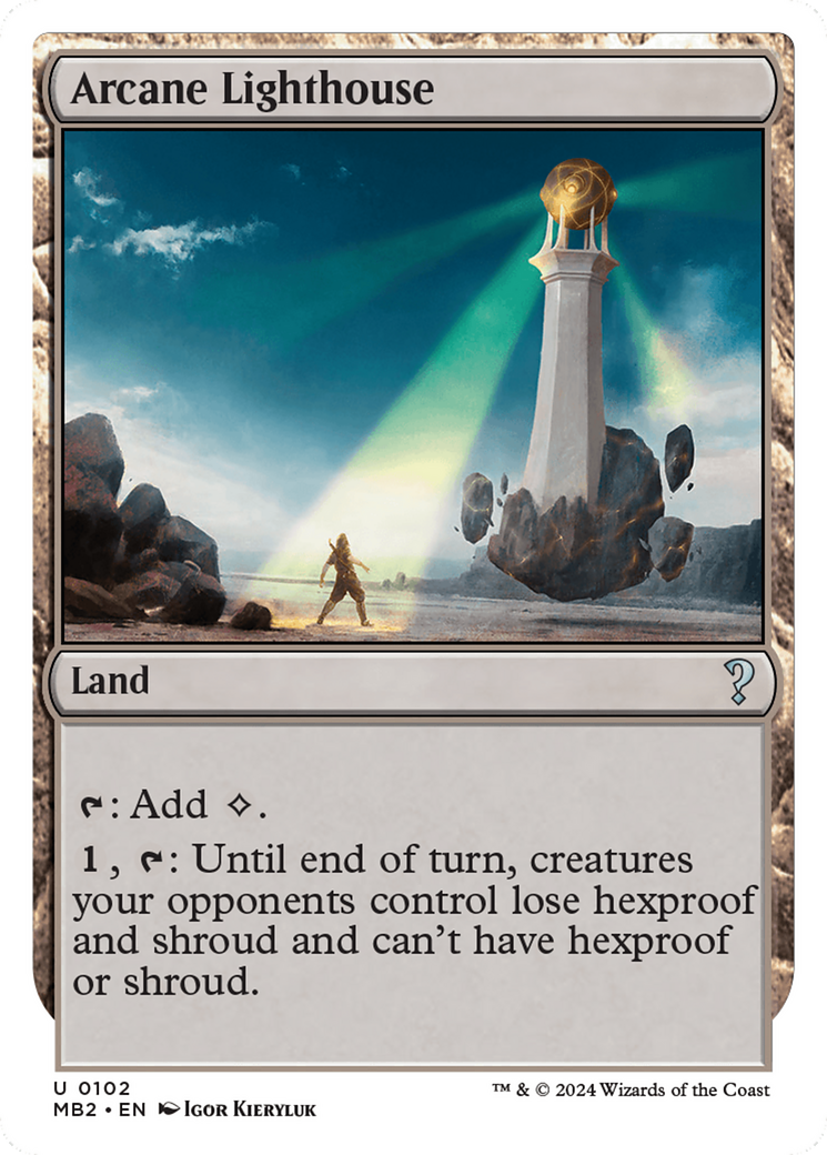 Arcane Lighthouse (White Border) [Mystery Booster 2] | Exor Games Truro