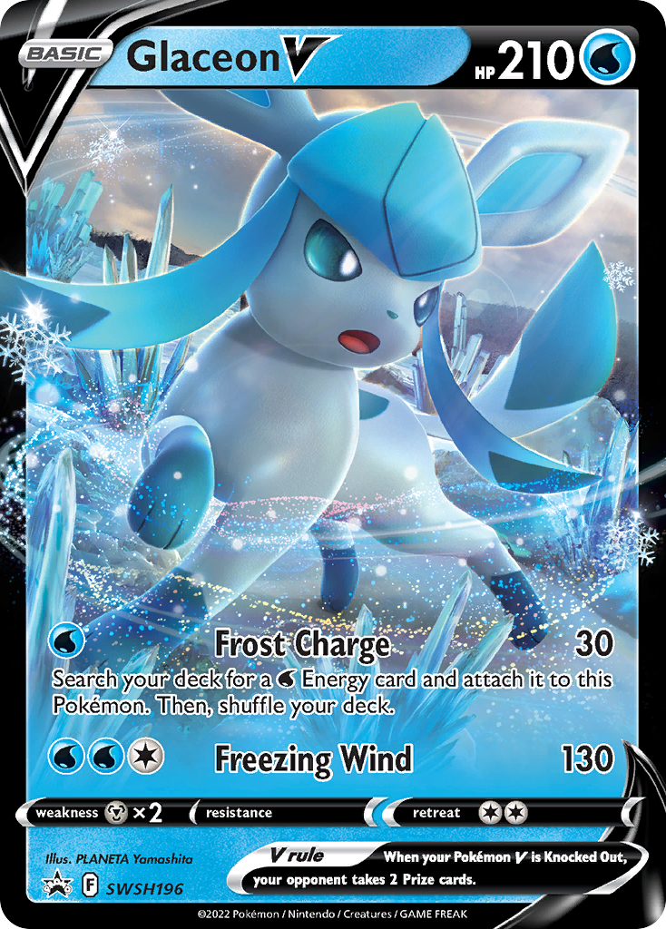 Glaceon V (SWSH196) [Sword & Shield: Black Star Promos] | Exor Games Truro