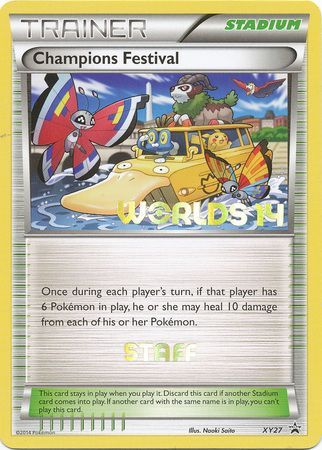 Champions Festival (XY27) (2014 Staff) [XY: Black Star Promos] | Exor Games Truro
