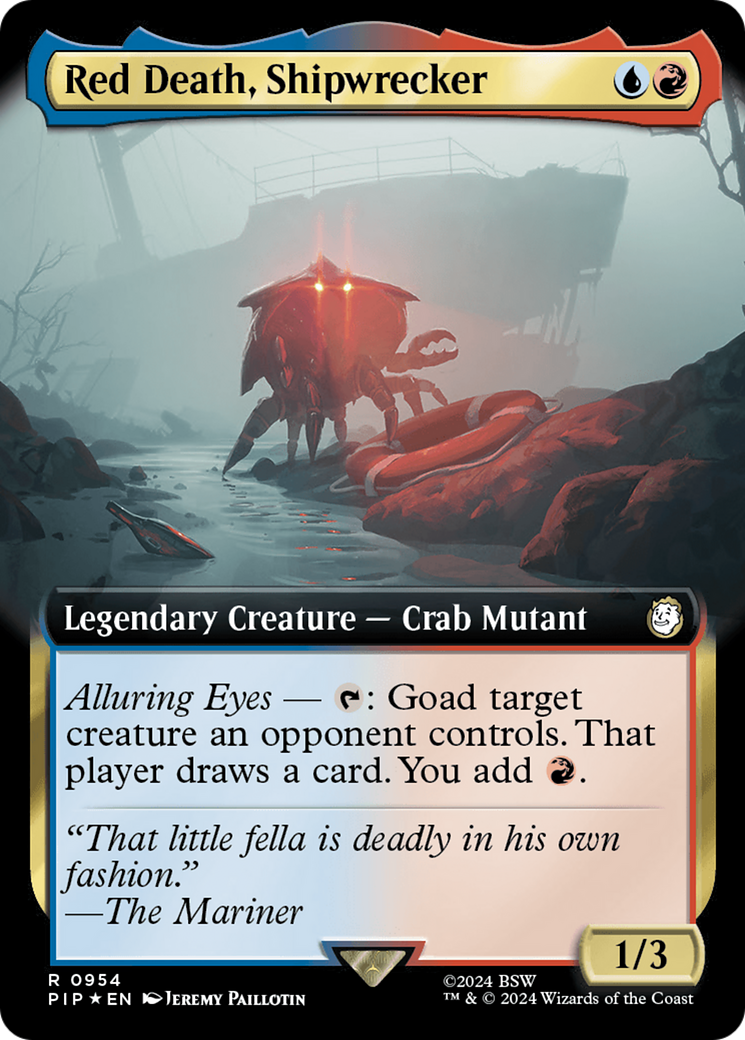 Red Death, Shipwrecker (Extended Art) (Surge Foil) [Fallout] | Exor Games Truro