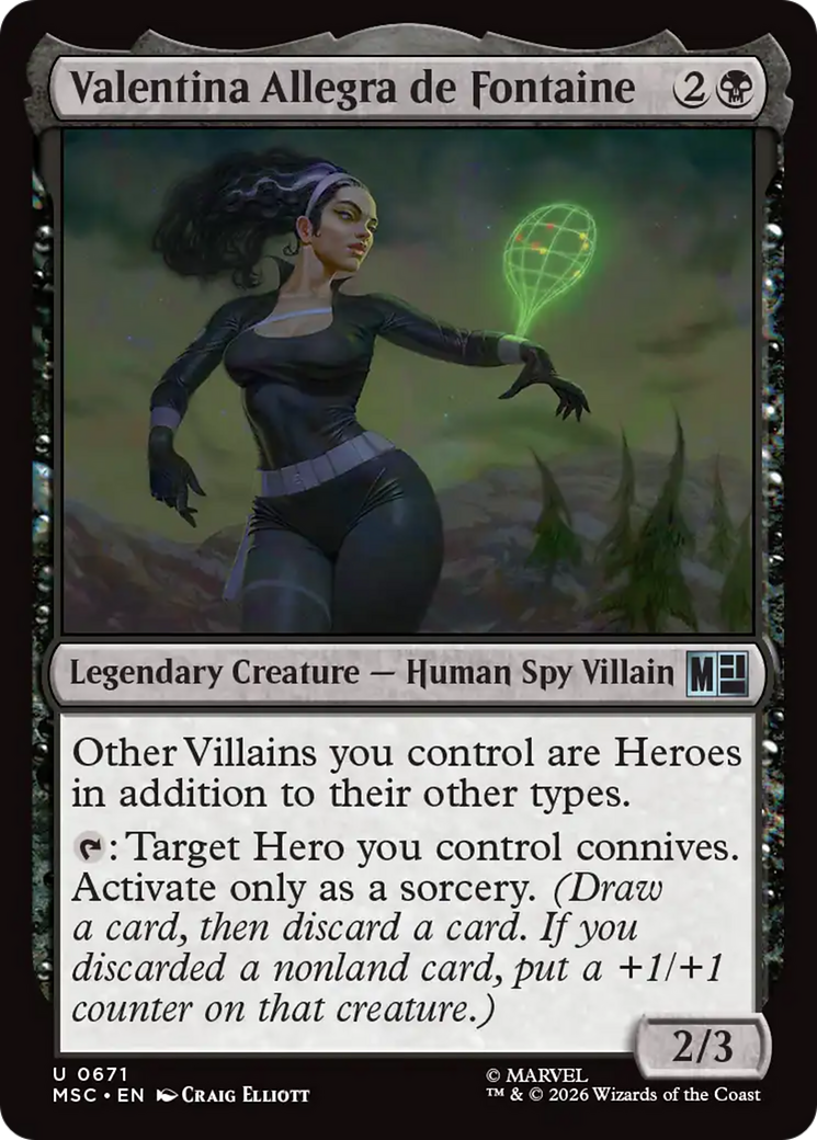 Valentina Allegra de Fontaine [Marvel Super Heroes Commander] | Exor Games Truro