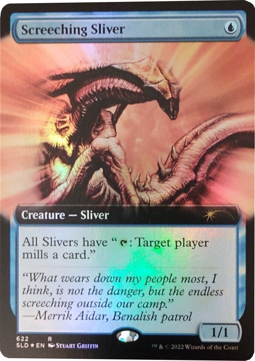 Screeching Sliver (Extended Art) [Secret Lair Drop Promos] | Exor Games Truro