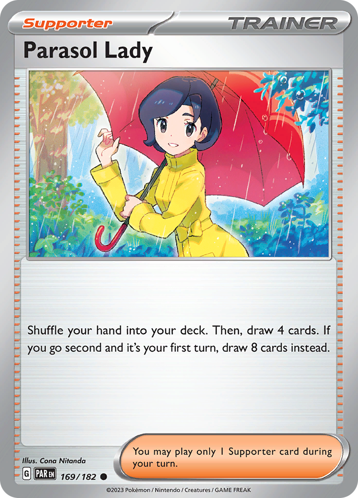 Parasol Lady (169/182) [Scarlet & Violet: Paradox Rift] | Exor Games Truro