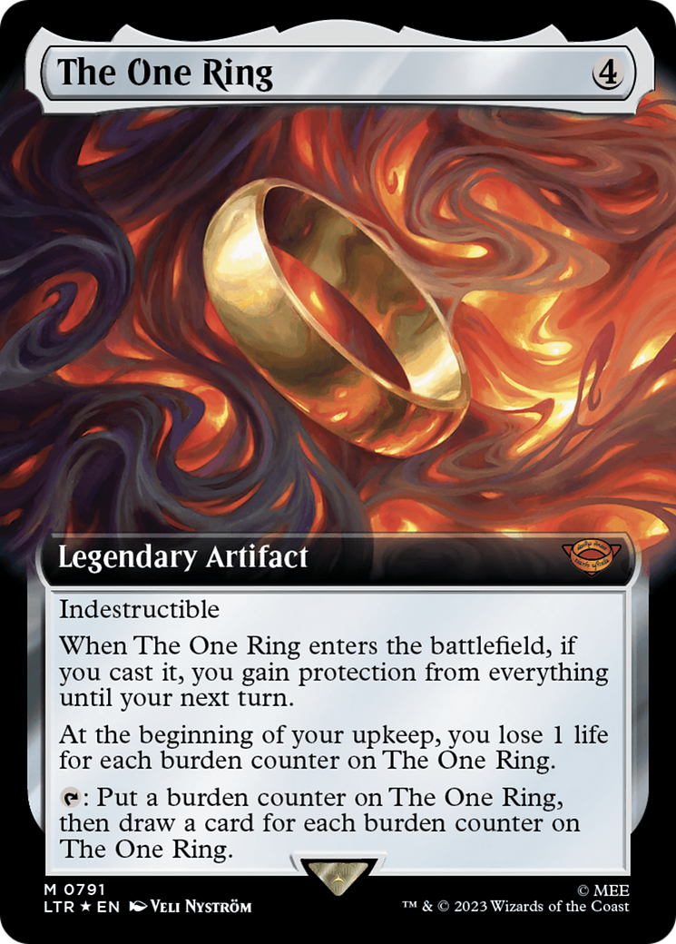 The One Ring (Extended Art) (Surge Foil) [The Lord of the Rings: Tales of Middle-Earth] | Exor Games Truro